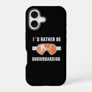 Funda Para iPhone 16 Esquí de nieve - Preferiría estar esquiando