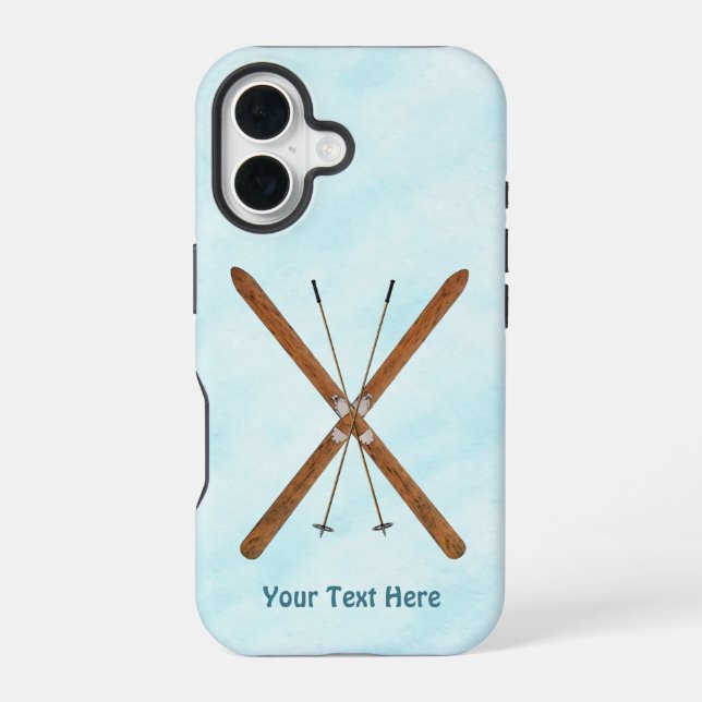 Funda Para iPhone 16 Esquíes de fondo en estuche para iPhone OtterBox (Reverso )