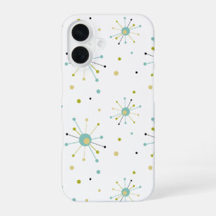 Funda Para iPhone 16 Estallido de la era atómica de los años 1950 a med