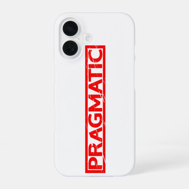 Funda Para iPhone 16 Estampación Pragmática (Reverso )