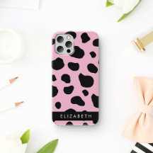 Estampado de Vaca, Manchas de Vaca, Vaca Rosa, Tu