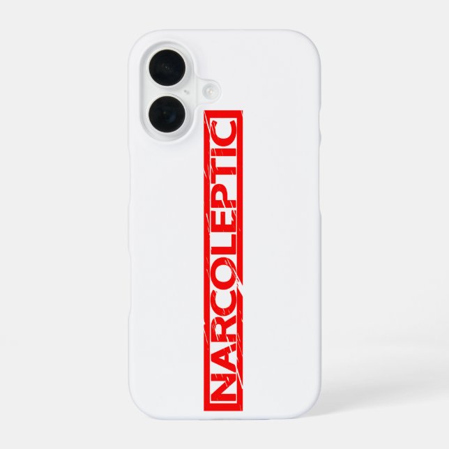 Funda Para iPhone 16 Estampado Narcoléptico (Reverso )