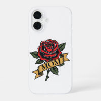 Estandarte de Rosa Vintage de Tatuaje Estilo Rosa