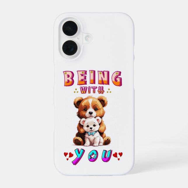 Funda Para iPhone 16 Estar contigo (Reverso )