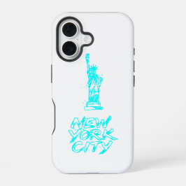 Funda Para iPhone 16 Estatua de la Libertad de la ciudad de Nueva York