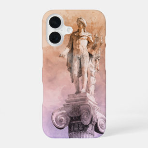 Funda Para iPhone 16 Estatua del Apolo griego antiguo – Mitología clási