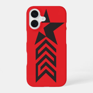Funda Para iPhone 16 Estrella Geométrica Negra y Audaz