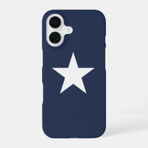 Funda Para iPhone 16 Estrella Moderna Azul Marino