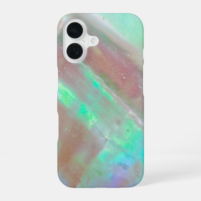 Funda Para iPhone 16 Estuche Abalone Sheel Pattern para iPhone (Reverso )