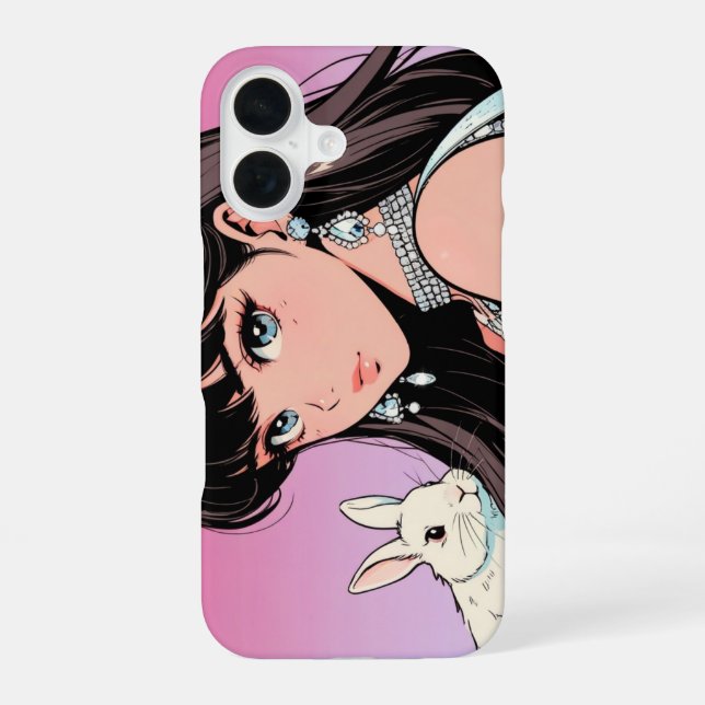 Funda Para iPhone 16 Estuche Anime diva iPhone / iPad (Reverso )