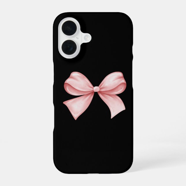 Funda Para iPhone 16 Estuche Big Bow para teléfono (Reverso )