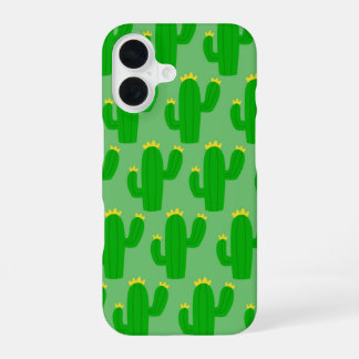 Funda Para iPhone 16 estuche cactus patrón iPhone / iPad