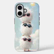 Estuche Cute Kawaii Fluffy Anime para iPhone