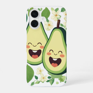 Funda Para iPhone 16 Estuche Cutto Aguacate Pareja de Teléfono Funny