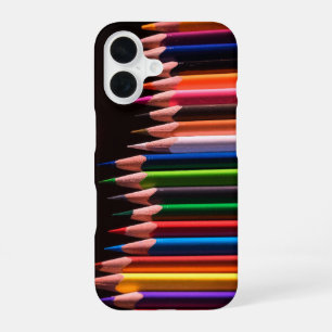 Funda Para iPhone 16 Estuche de teléfono de lápices de colores