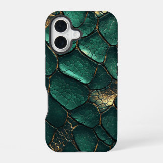 Funda Para iPhone 16 Estuche de teléfono de Piel de serpiente de Serpie