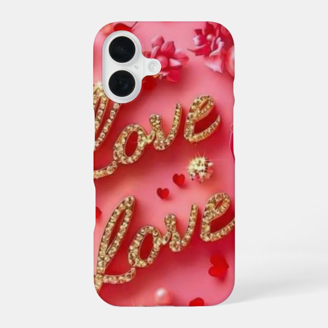 Funda Para iPhone 16 Estuche de teléfono duro y delgado: kickstand de J (Reverso )