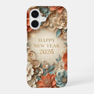 Funda Para iPhone 16 estuche de teléfono elegante feliz año nuevo