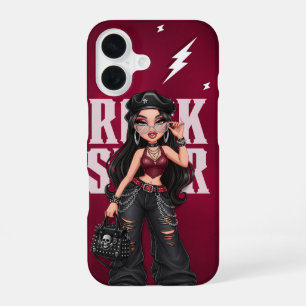 Funda Para iPhone 16 Estuche de teléfono estrella de rock personalizado