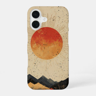 Funda Para iPhone 16 Estuche de teléfono Rising Sol Lines