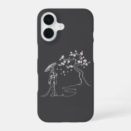 Funda Para iPhone 16 Estuche de teléfono Sakura Elegance