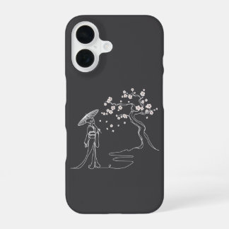 Funda Para iPhone 16 Estuche de teléfono Sakura Elegance