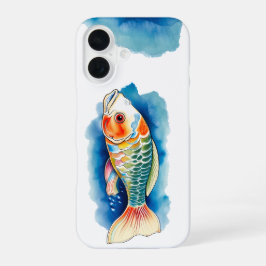 Funda Para iPhone 16 Estuche de teléfono - Watercolor Series: Koi Fish