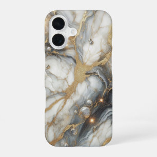 Funda Para iPhone 16 Estuche elegante de teléfono de mármol premium/ Fu