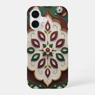 Funda Para iPhone 16 Estuche elegante para iPhone de Kolam con inspirac