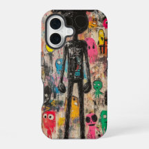 Estuche Icónico para teléfono de arte callejero