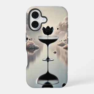 Funda Para iPhone 16 Estuche iPhone / iPad Tulip negro