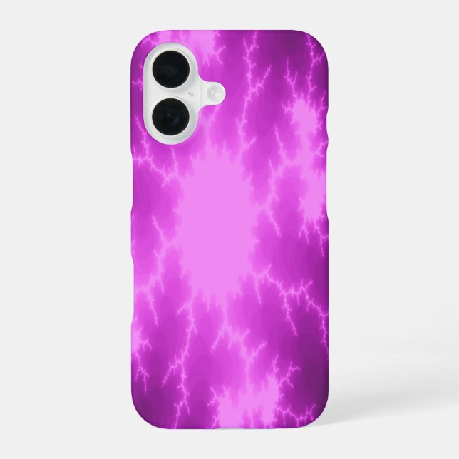 Funda Para iPhone 16 Estuche Mega Lightning Fractal iPhone 4 (Reverso )