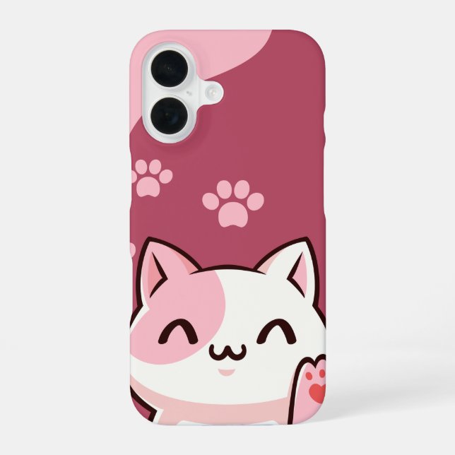 Funda Para iPhone 16 Estuche Meow Magic iPhone (Reverso )