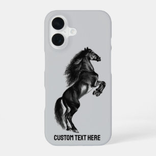 Funda Para iPhone 16 Estuche para iPhone de caballo salvaje vertical co