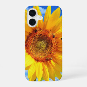 Funda Para iPhone 16 Estuche para iPhone de girasol de verano