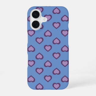 Funda Para iPhone 16 Estuche para iPhone Funda-Mate de patrón de corazo