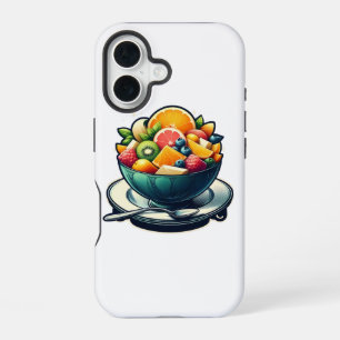Funda Para iPhone 16 Estuche para Iphone Vibrant Fruit Bowl Ilustracion