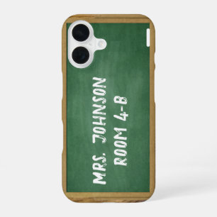 Funda Para iPhone 16 Estuche para iPhone y iPad de Chalkboard personali
