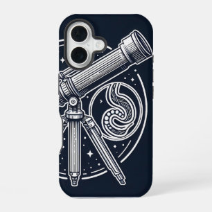 Funda Para iPhone 16 Estuche para teléfono artístico Stargazer Cosmic V