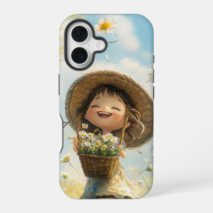 Funda Para iPhone 16 Estuche para teléfono de Cottagecore Sunlit Daisy