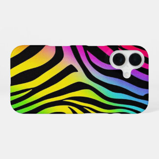Funda Para iPhone 16 Estuche para teléfono de impresión de cebra arco i