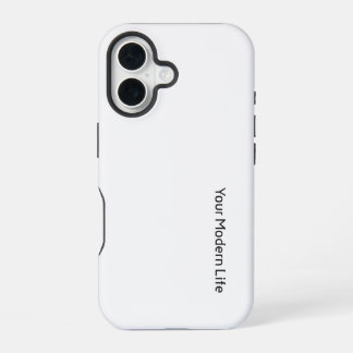 Funda Para iPhone 16 Estuche simple para teléfono: su vida moderna
