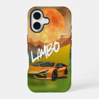 Funda Para iPhone 16 Estuche Sleek Sports Car Silhouette Phone Case