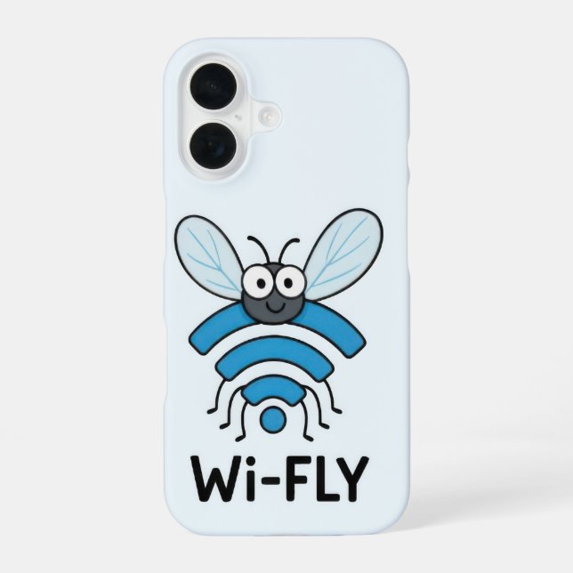 Funda Para iPhone 16 Estuche Wifi para teléfono Internet (Reverso )