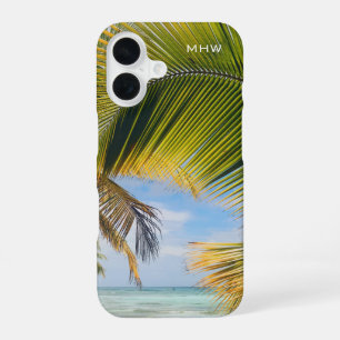 Funda Para iPhone 16 Estuches de teléfono de Beach Palms para personali