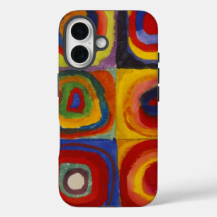Funda Para iPhone 16 Estudio de color de cuadrados círculos por Kandins