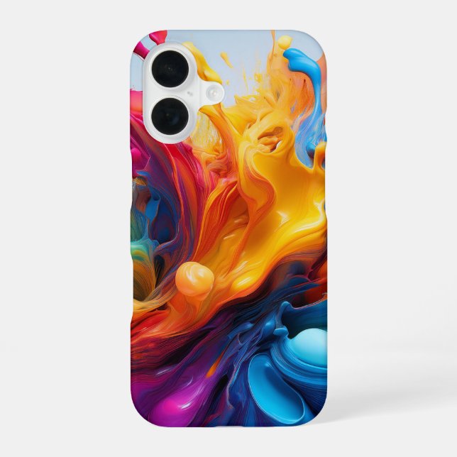 Funda Para iPhone 16 Explosión de emociones (Reverso )