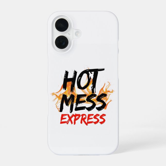 Funda Para iPhone 16 Express de Desastre Total (Reverso )