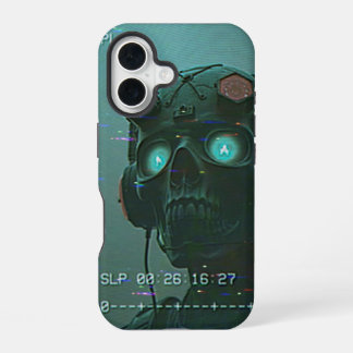 Funda Para iPhone 16 Extraterrestre retro en el VCR