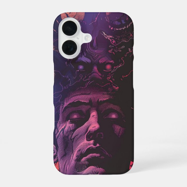 Funda Para iPhone 16 Fantasía oscura lovecraftiana (Reverso )